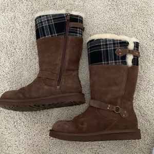 Limited Edition Plaid UGGS with zipper & detailing
